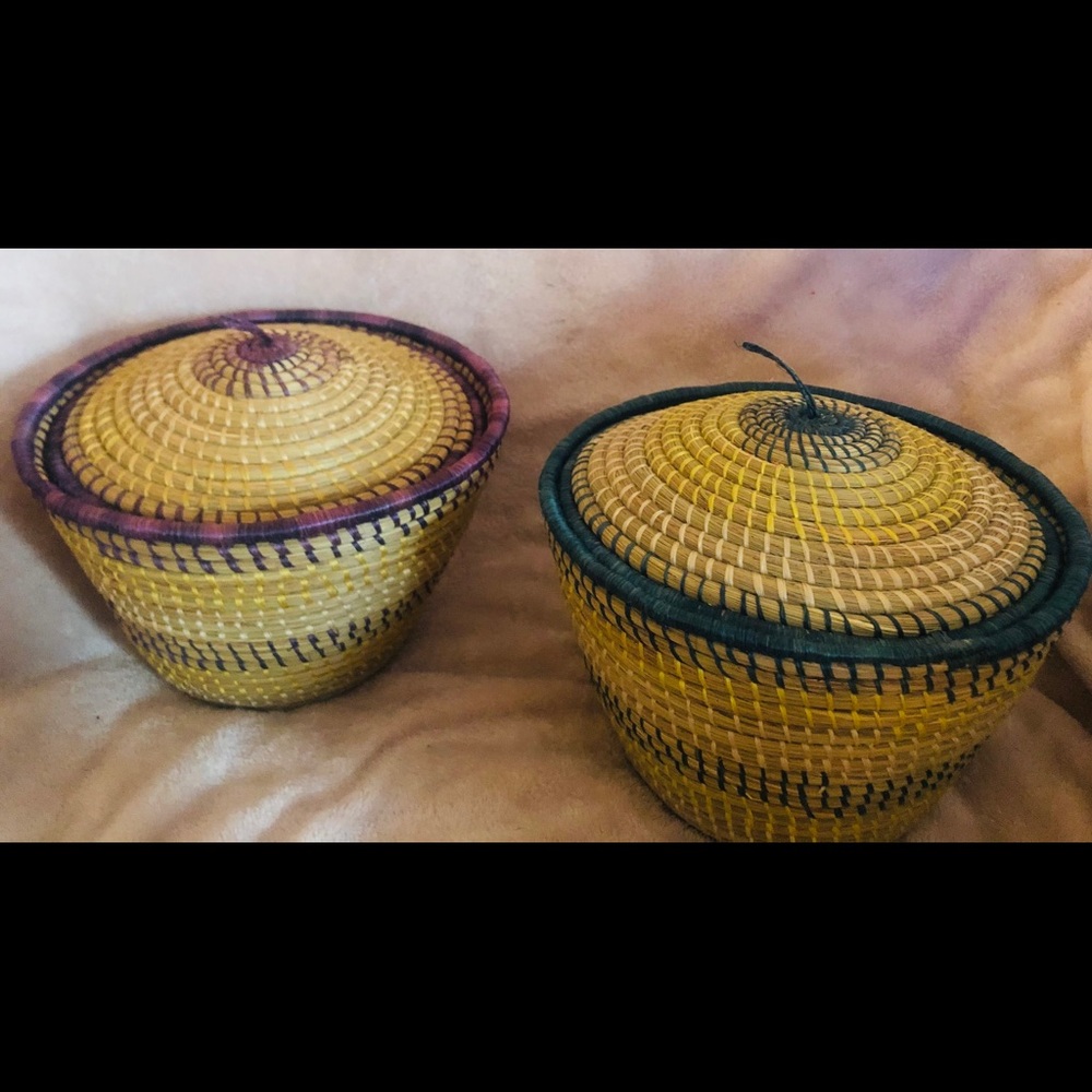 Baskets hand made in Uganda